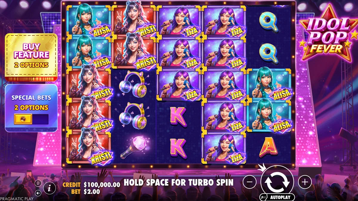 Idol Pop Fever - Main Game Interface