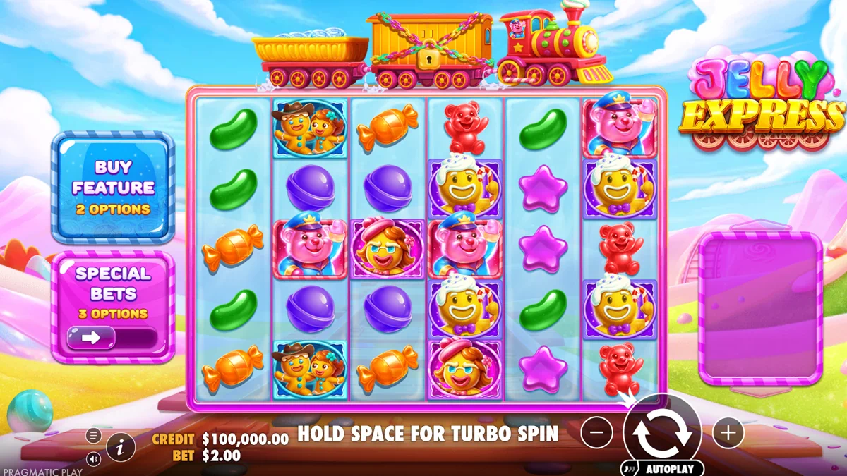 Jelly Express - Main game interface