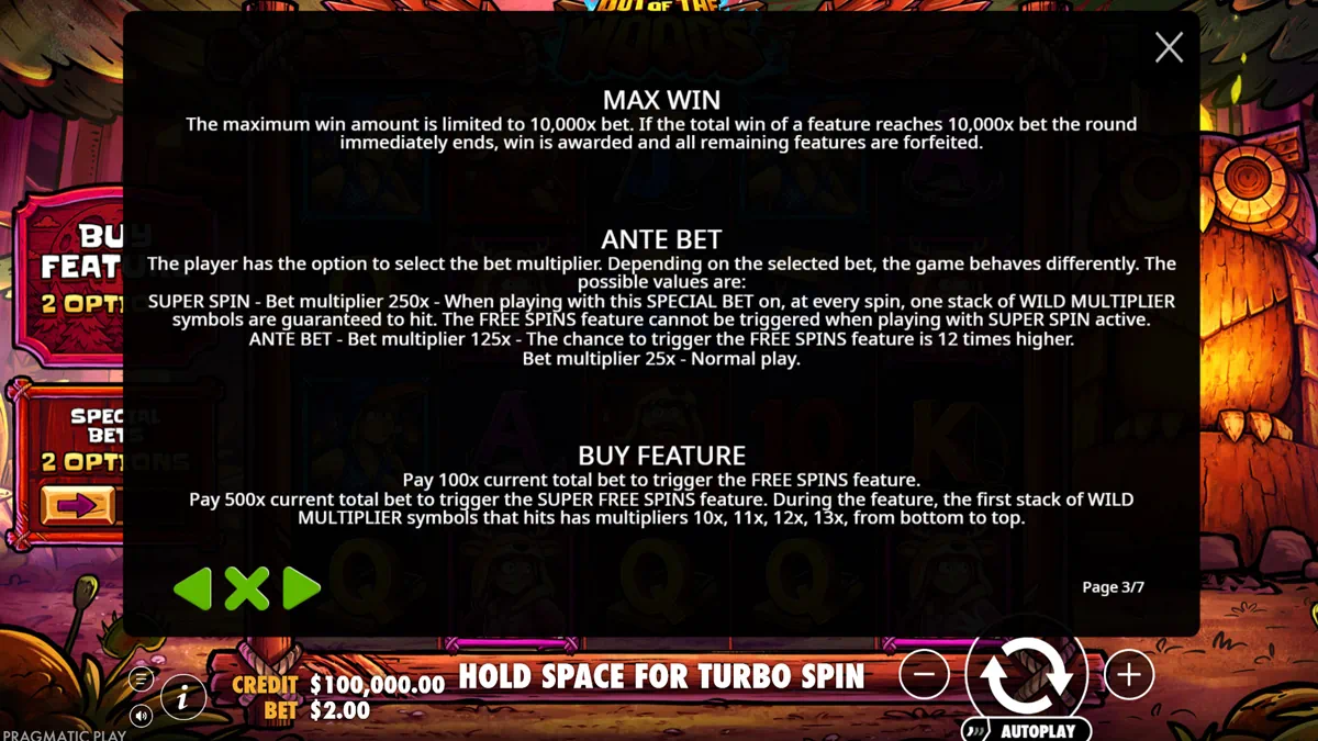 Out of the Woods Buy Feature