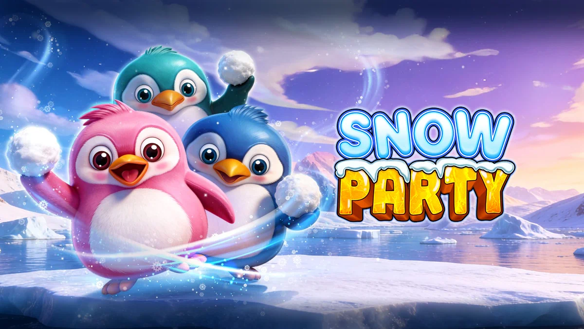 Snow Party - Game illustration and promotional artwork
